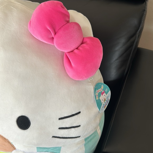 Hello Kitty NWT summertime 20/23” large original Squishmallow plush-burger!! - Picture 6 of 10